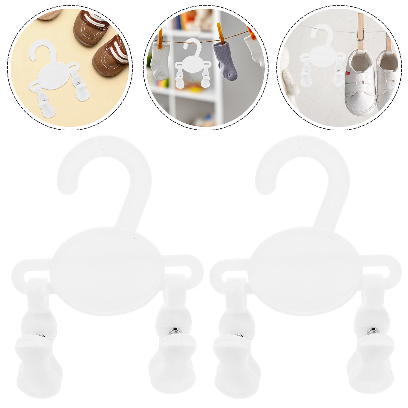 Baby Nursery Wardrobe - 10 قطع من مشابك تعليق الأحذية