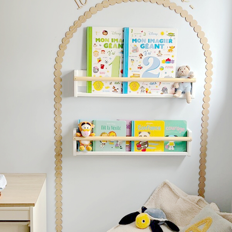 Wall Decal Nursery - ديكور جداري خشبي حديث غير مكتمل