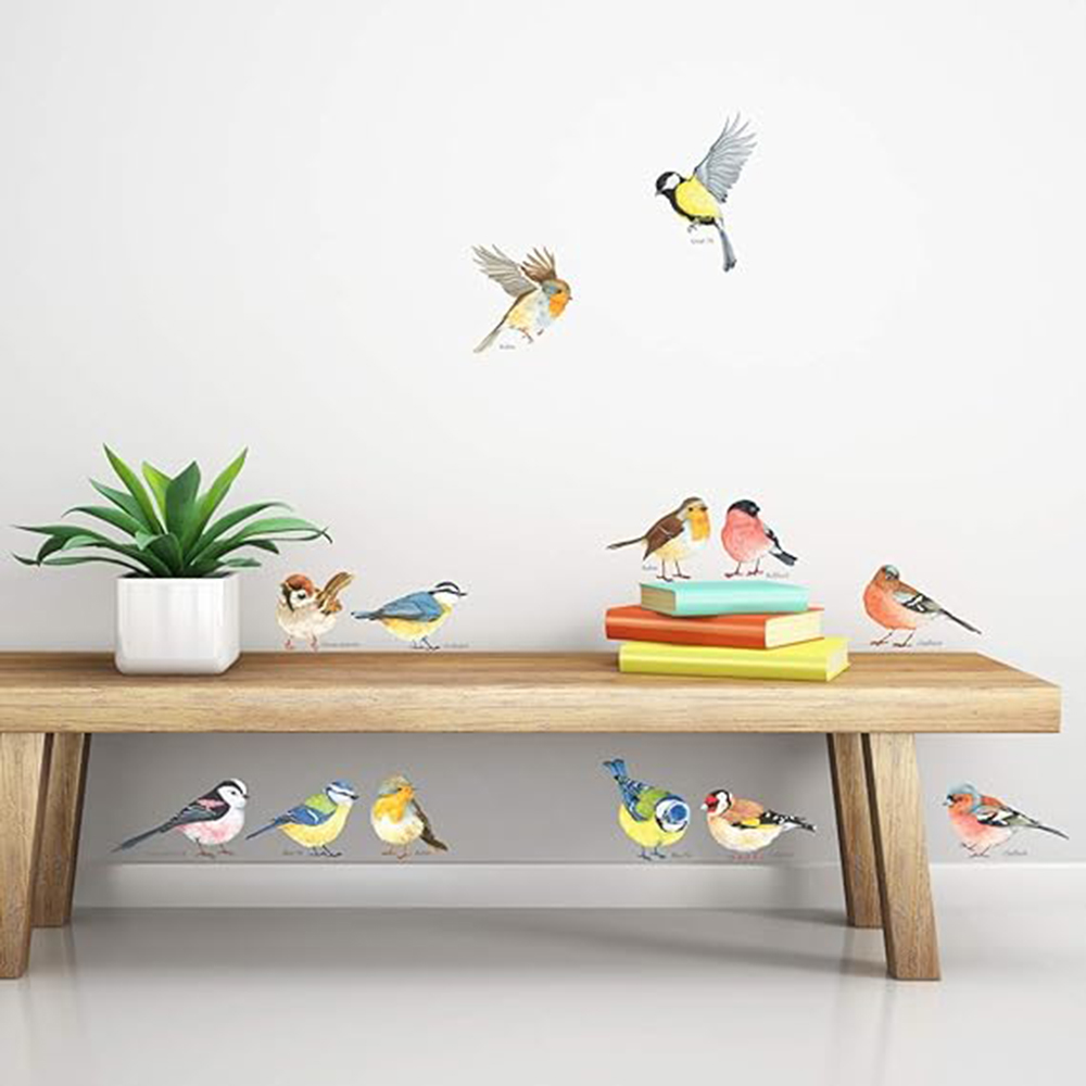 Baby Nursery Furniture - 13 قطعة من ملصقات الحائط للطيور