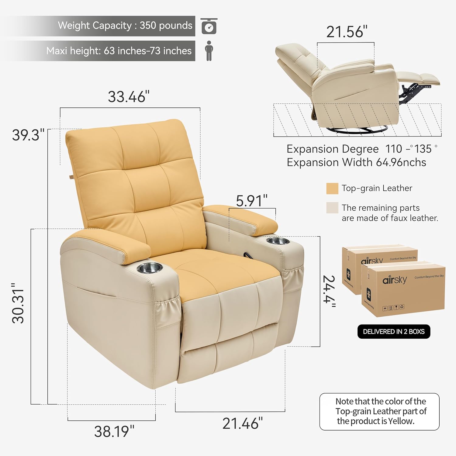 # كرسي استرخاء جلدي، كرسي استر - مراجعة Rocking Chair Nursery وسعره