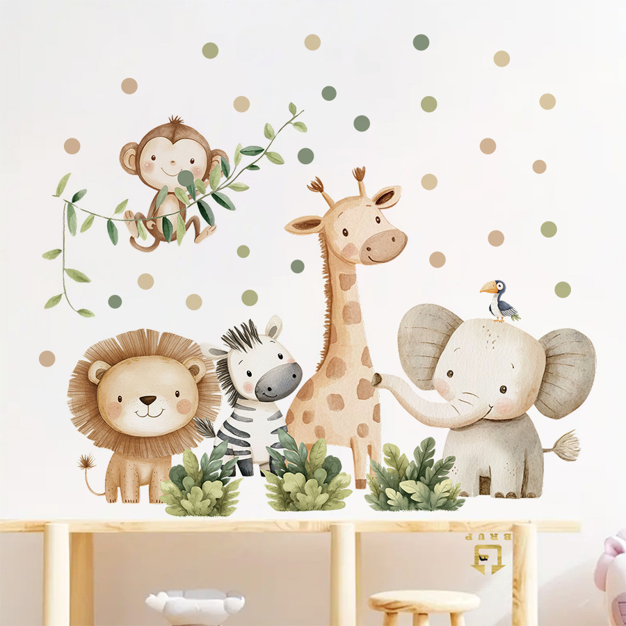بوهو غابة الحيوانات ملصقات جدا - مراجعة Baby Nursery Furniture وسعره