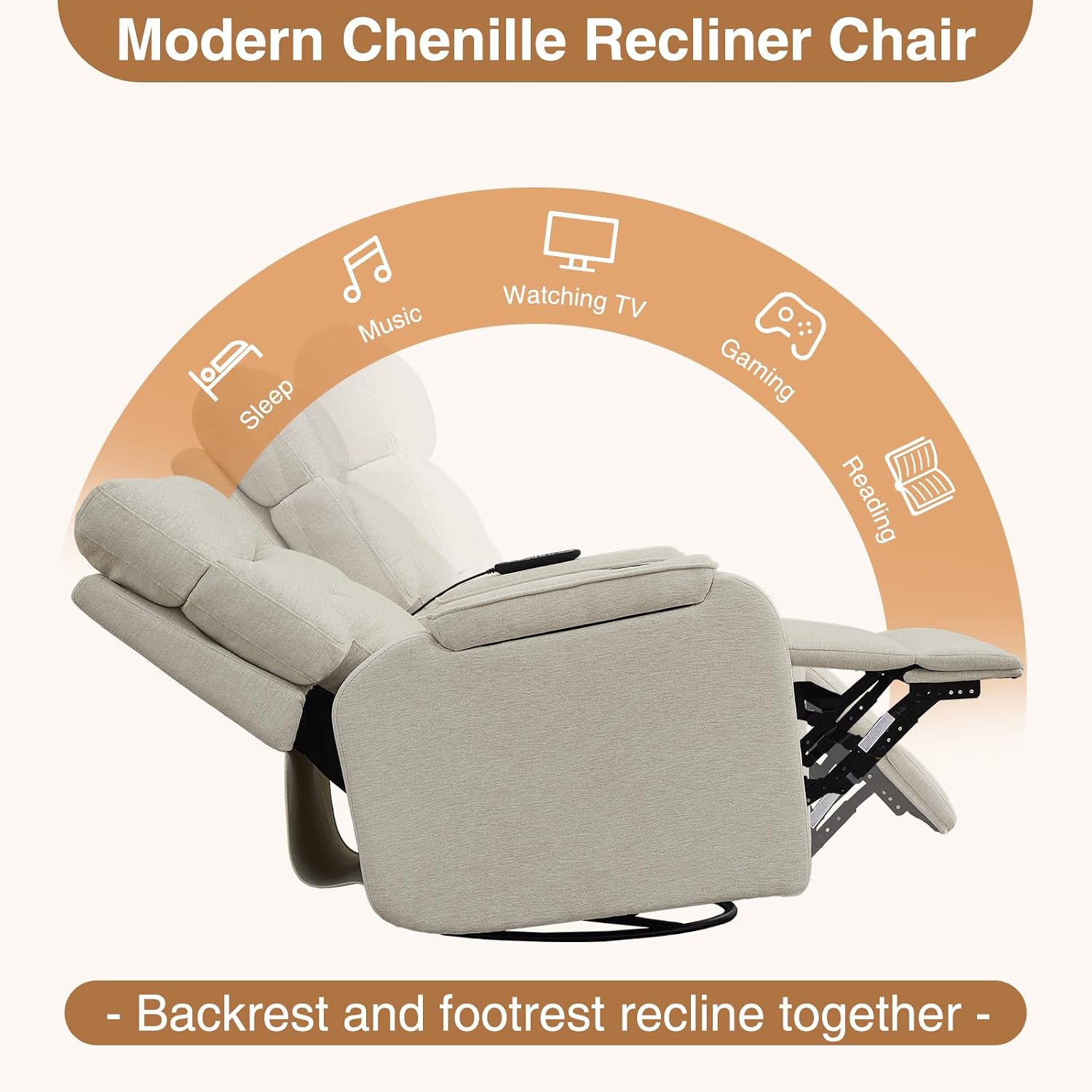 كرسي استرخاء كهربائي دوار مع خ - مراجعة Rocking Chair Nursery وسعره