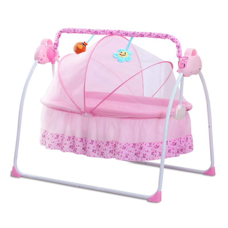 سرير مهد للطفل كهربائي ذكي ، ك - مراجعة Baby Nursery Furniture وسعره