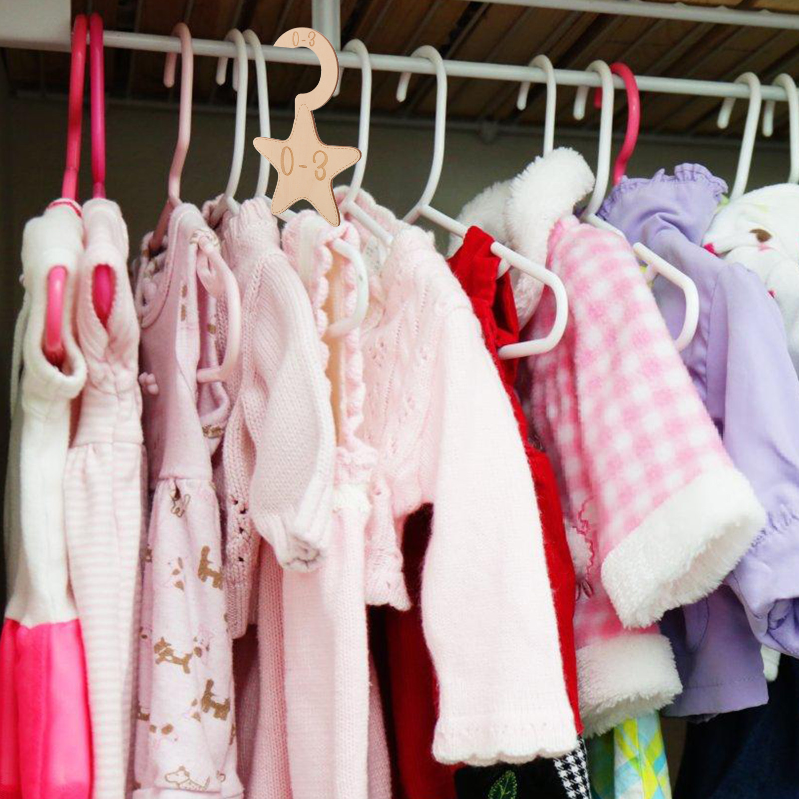 7 قطع فواصل خشبية لخزانة ملابس - مراجعة Baby Nursery Wardrobe وسعره