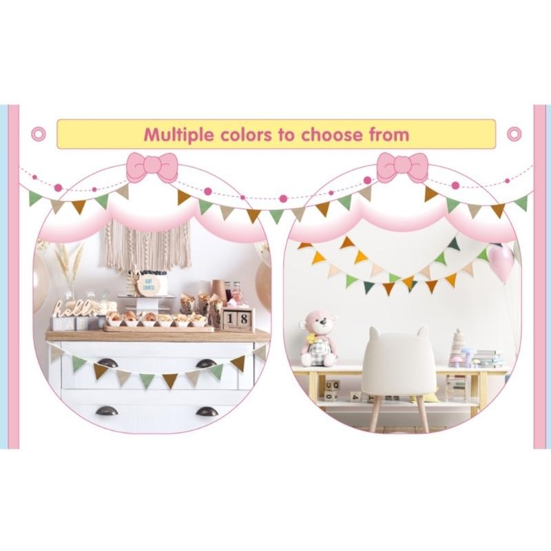 جميل غرفة الحضانة الرايات الدي - مراجعة Baby Nursery Bunting وسعره