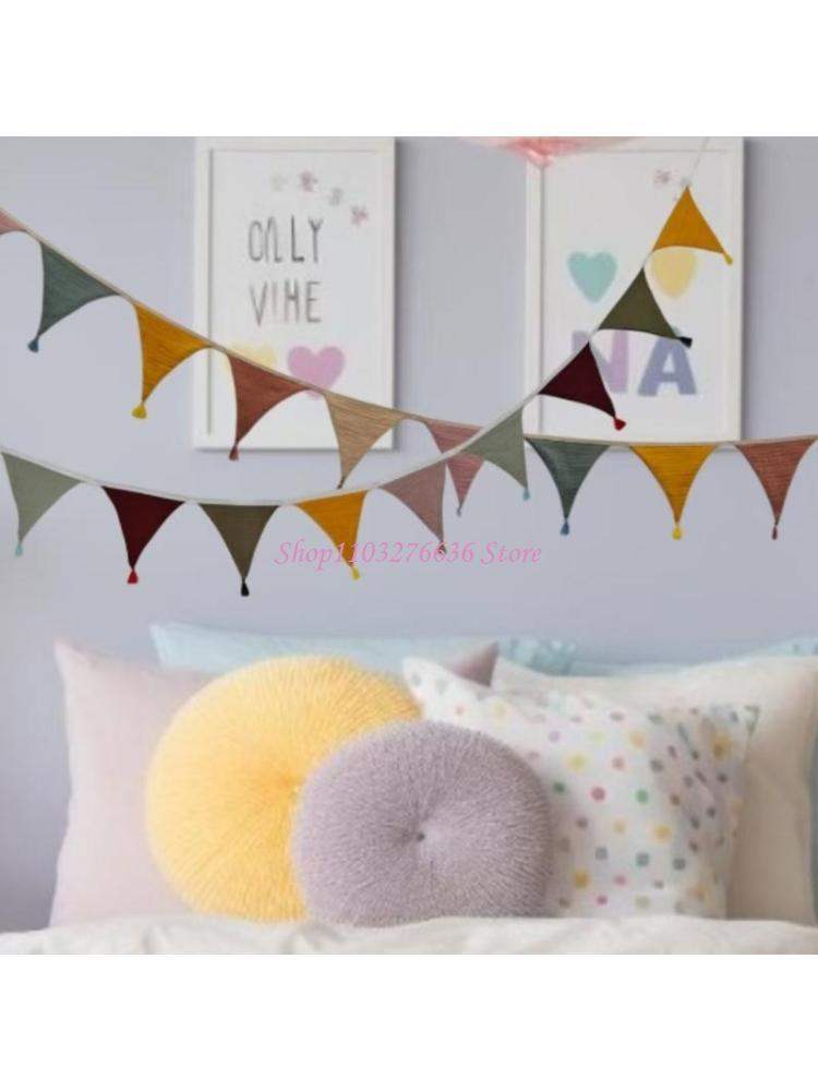 لافتات رايات الحضانة الملونة ا - مراجعة Baby Nursery Bunting وسعره