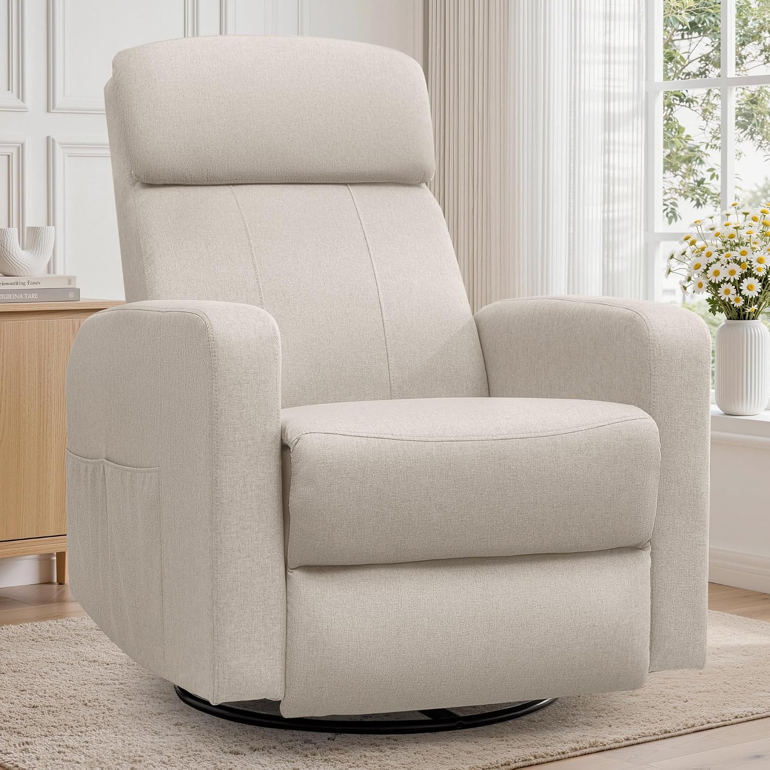 كرسي استرخاء كهربائي للبالغين، - مراجعة Rocking Chair Nursery وسعره