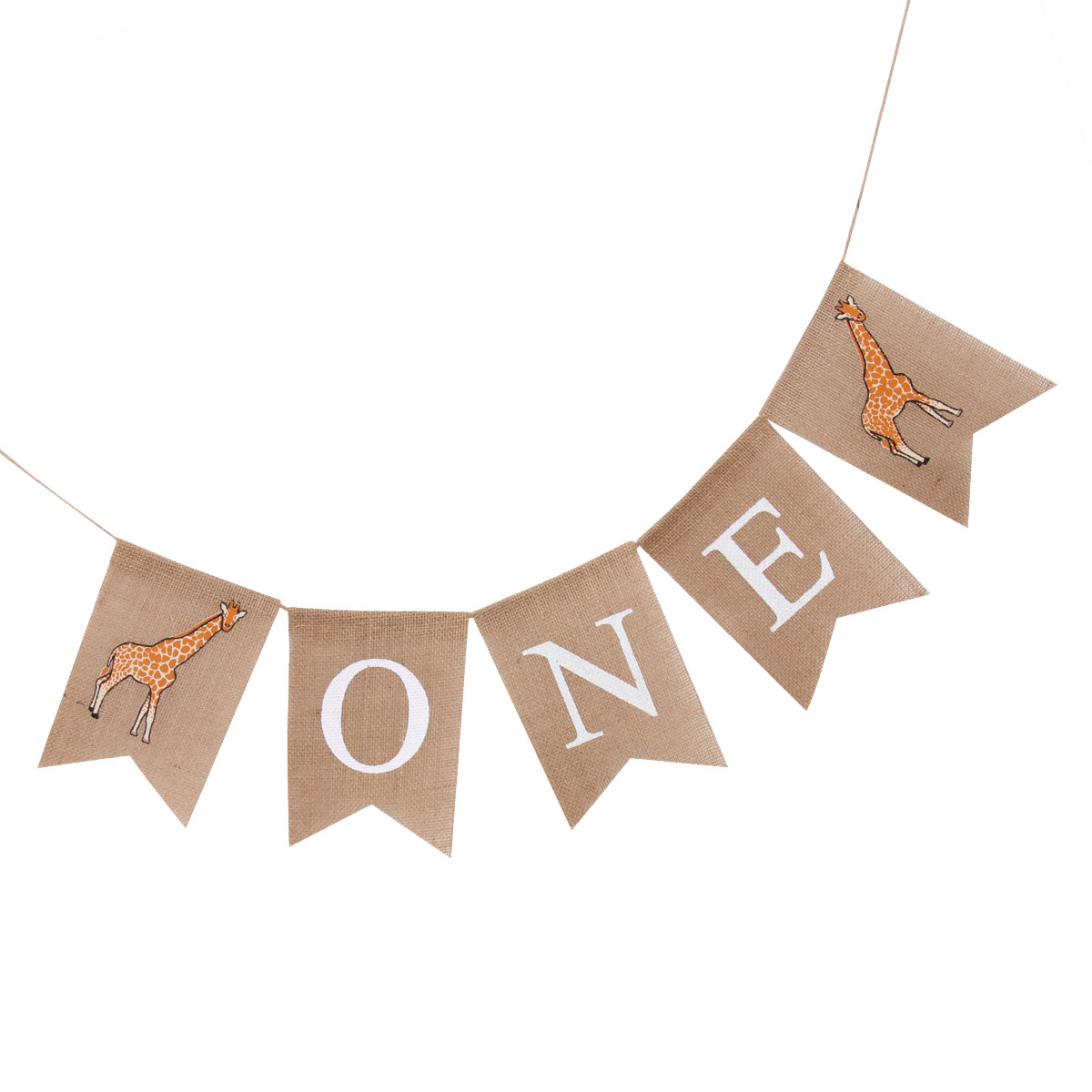 لافتة معلقة من الكتان بتصميم ا - مراجعة Baby Nursery Bunting وسعره