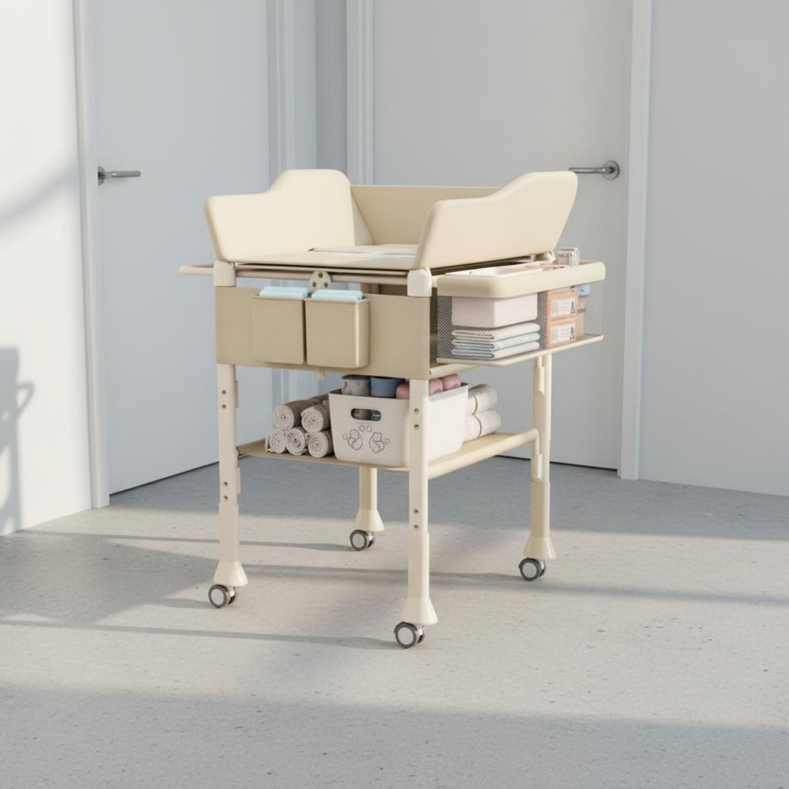 طاولة استحمام وتغيير حفاضات لل - مراجعة Baby Nursery Furniture وسعره