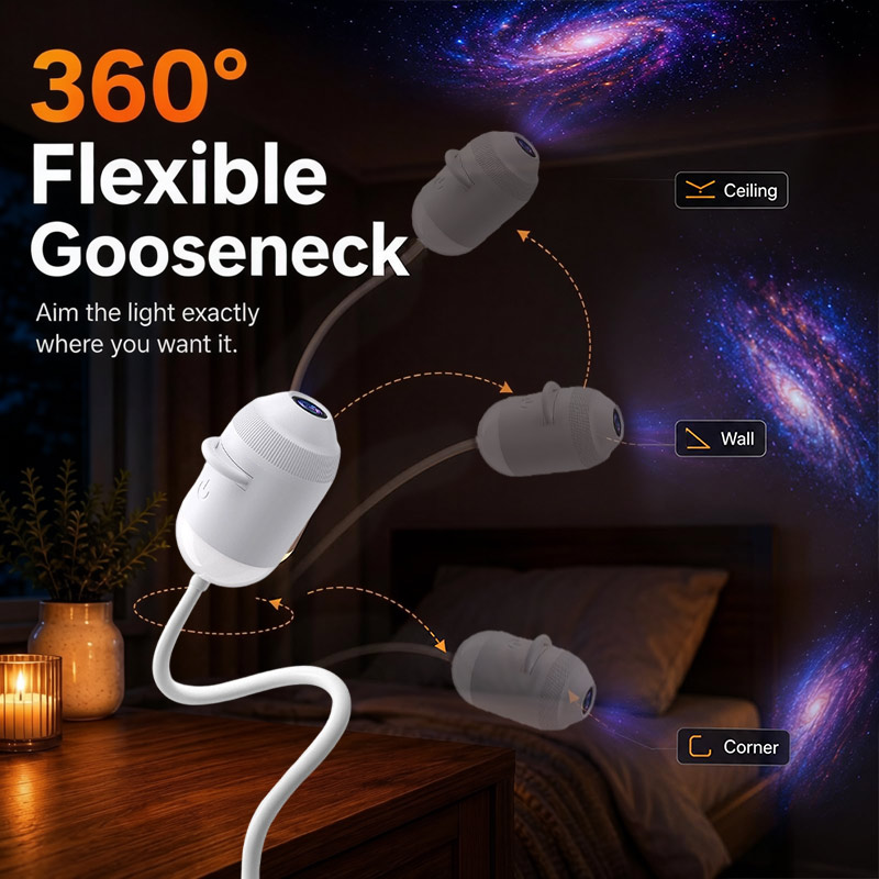 جهاز عرض ضوئي ثلاثي الأبعاد لل - مراجعة Night Light Projector Stars وسعره