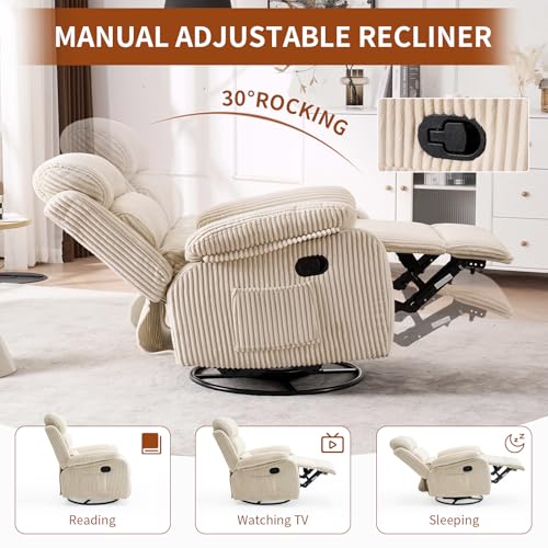 بالغ 360 °   كرسي هزاز قابل لل - مراجعة Rocking Chair Nursery وسعره