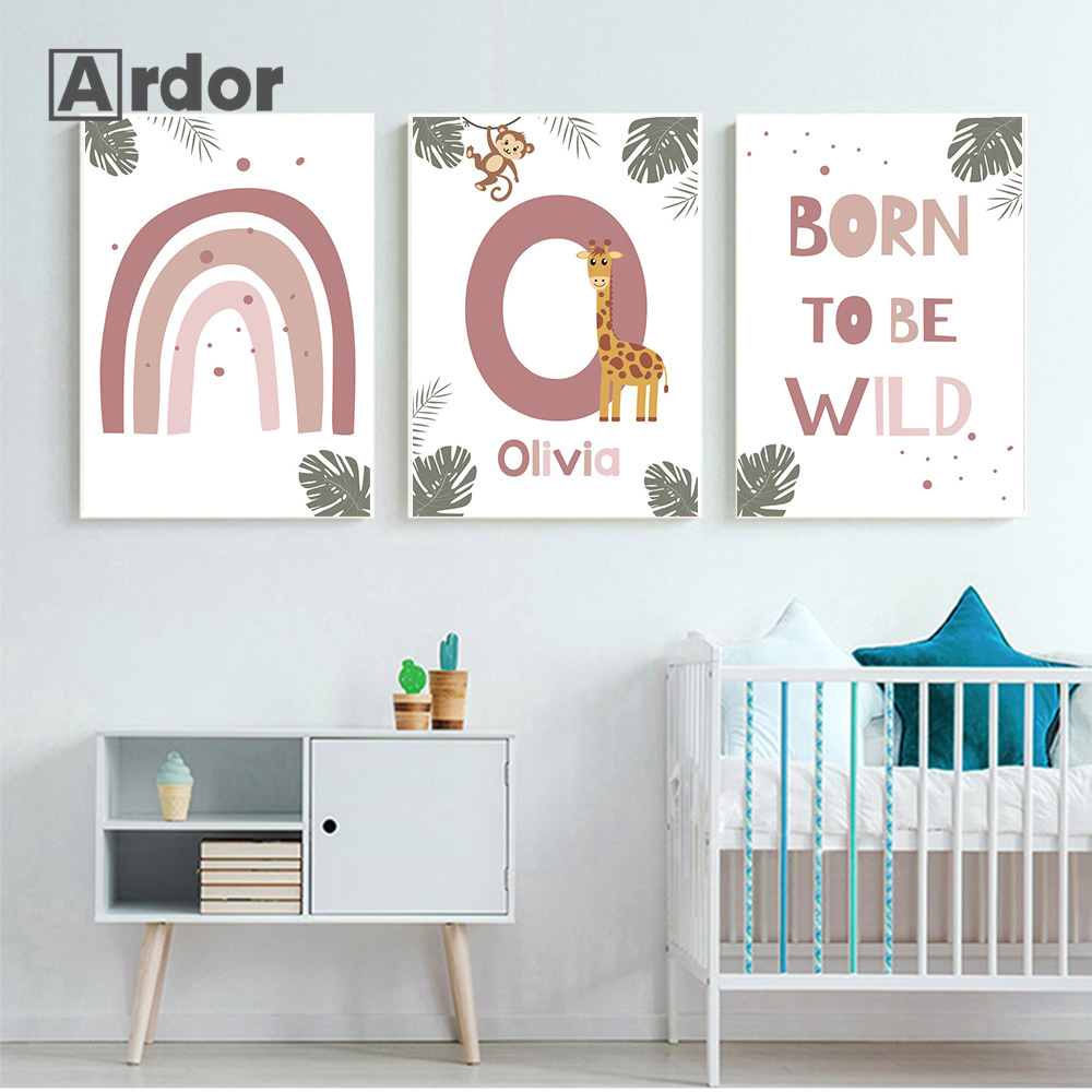 الشمال الغابة الحيوان الملصقات - مراجعة Baby Nursery Jungle Animals وسعره