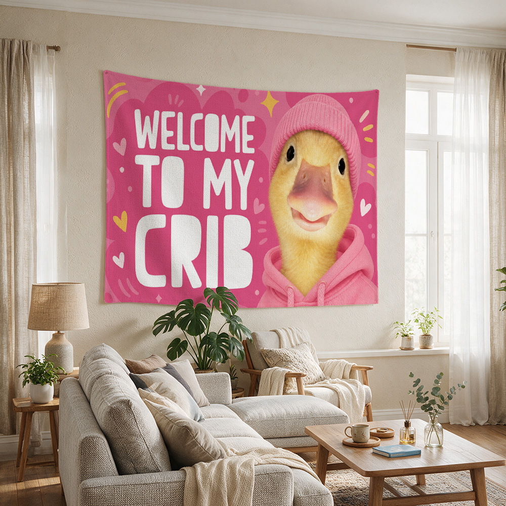 لوحة جدارية لطيفة على شكل بطة  - مراجعة Baby Nursery Pink وسعره