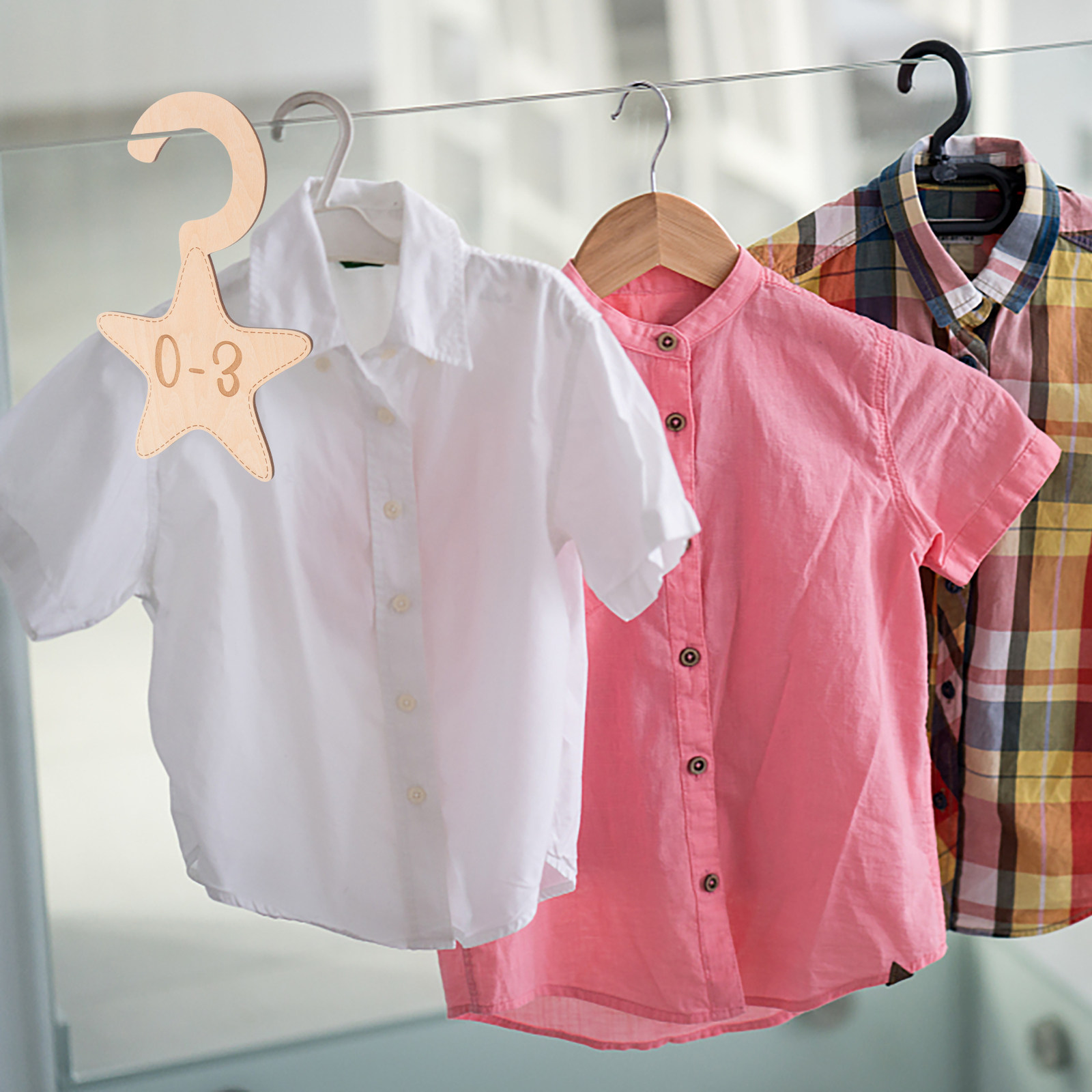 7 قطع من فواصل خزانة ملابس الأ - مراجعة Baby Nursery Wardrobe وسعره