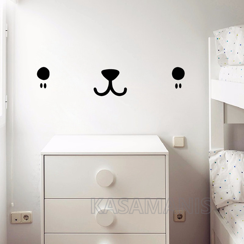 لطيف Kawaii الوجه جدار الفن مل - مراجعة Baby Nursery Furniture وسعره