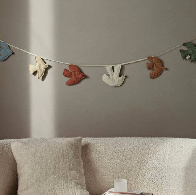 ديكور معلق على شكل طائر بأسلوب - مراجعة Baby Nursery Bunting وسعره