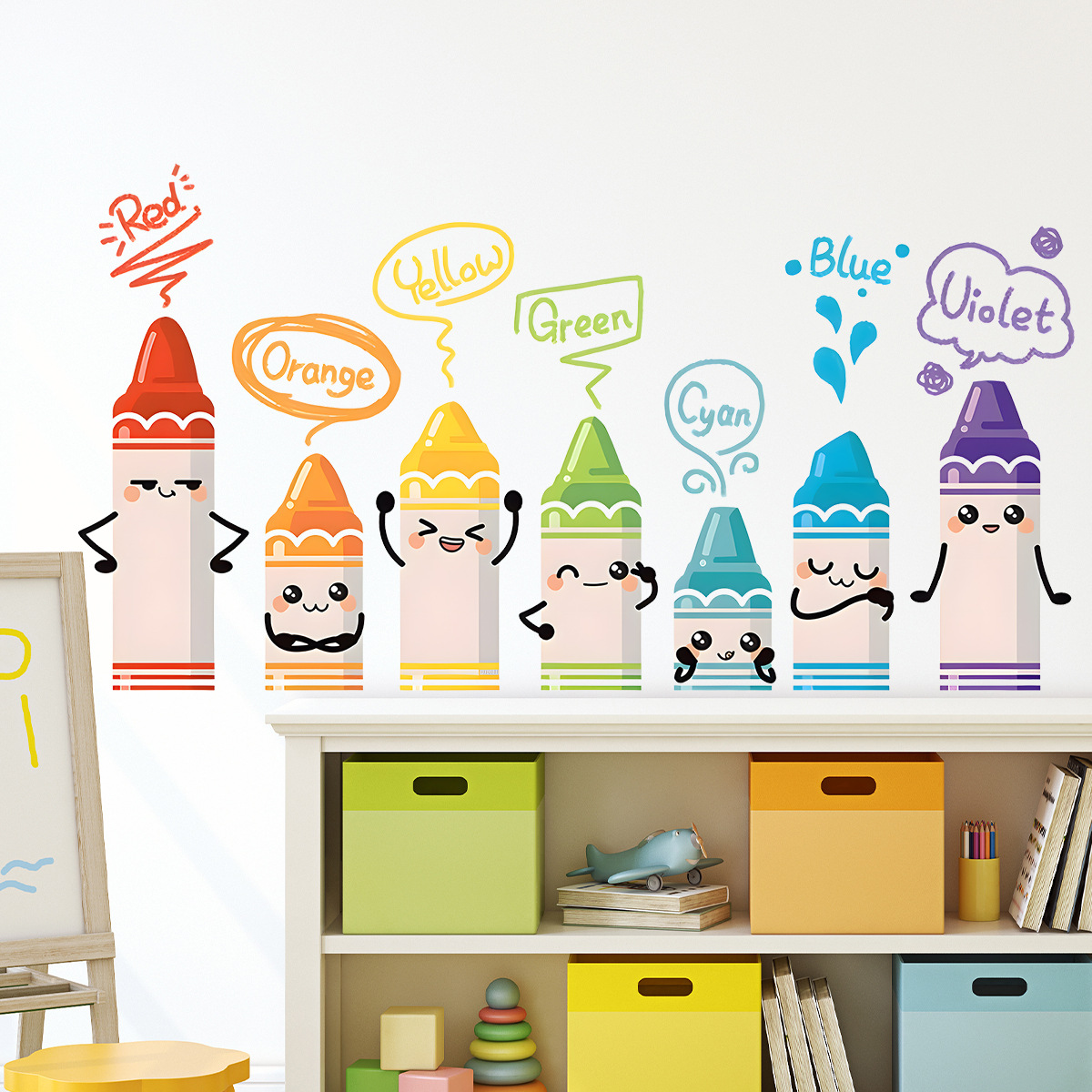 ملصقات حائط بنمط تلوين ملون لط - مراجعة Baby Nursery Furniture وسعره