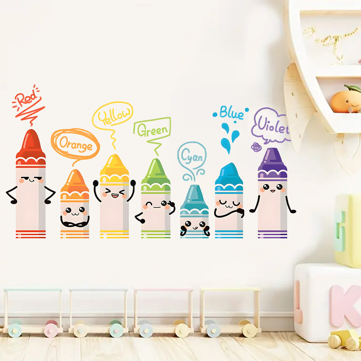ملصقات حائط بنمط تلوين ملون لط - مراجعة Baby Nursery Furniture وسعره