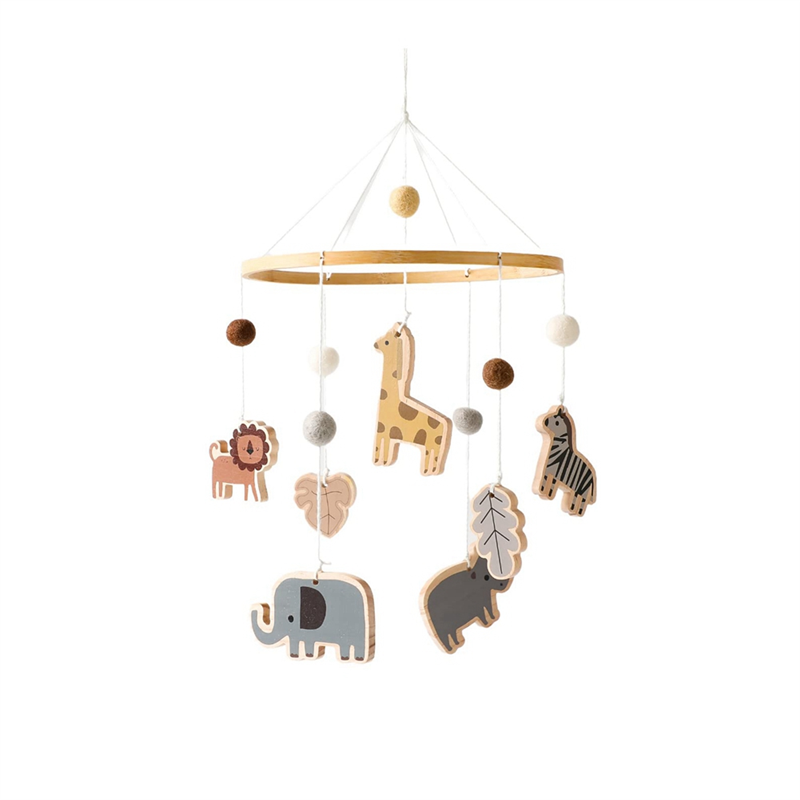 X18A-Baby Mobile For Crib - حي - مراجعة Baby Nursery Jungle Animals وسعره