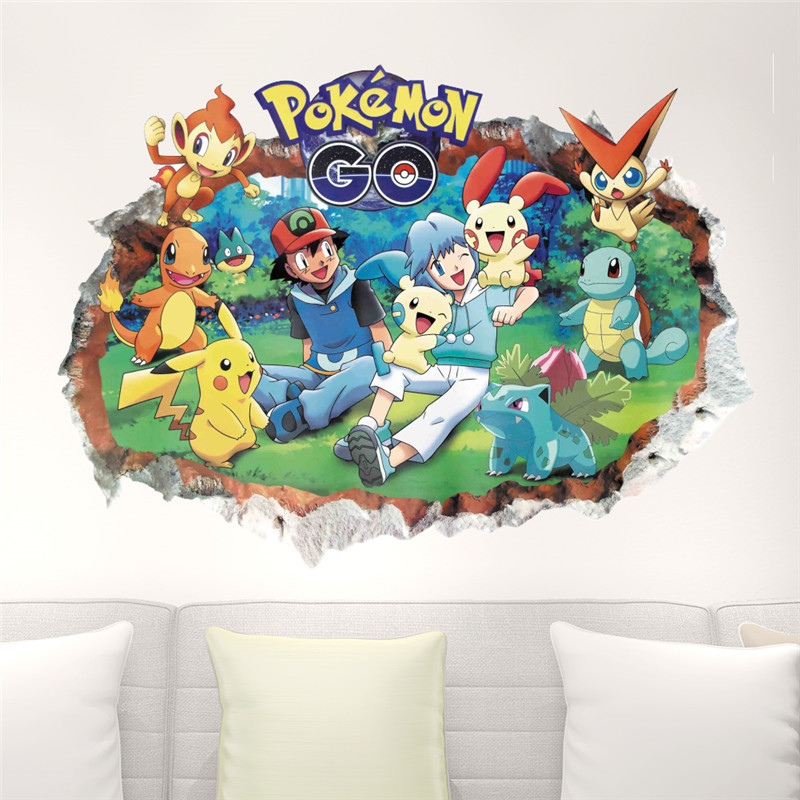 كرتون بوكيمون بيكاتشو ملصق حائ - مراجعة Wall Decal Nursery وسعره