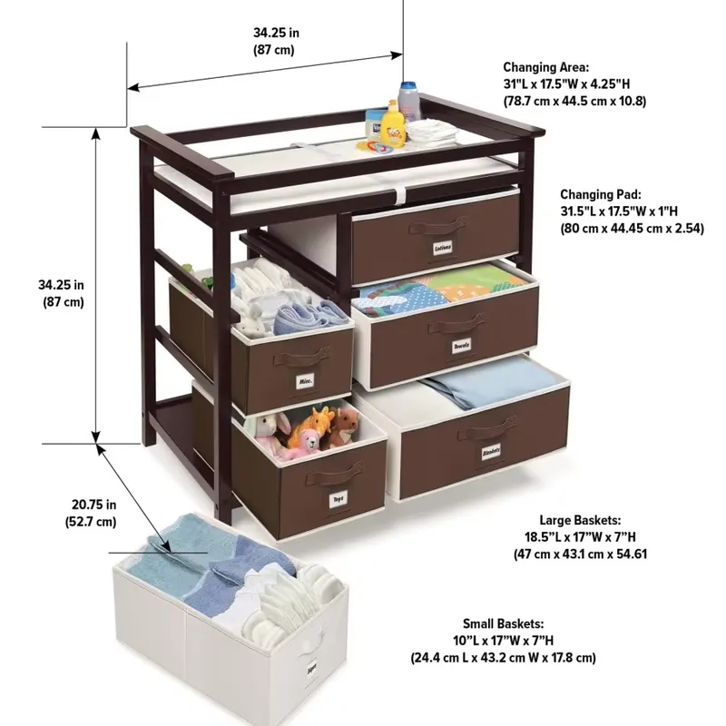 خزانة ملابس خشبية عصرية للأطفا - مراجعة Baby Nursery Furniture وسعره