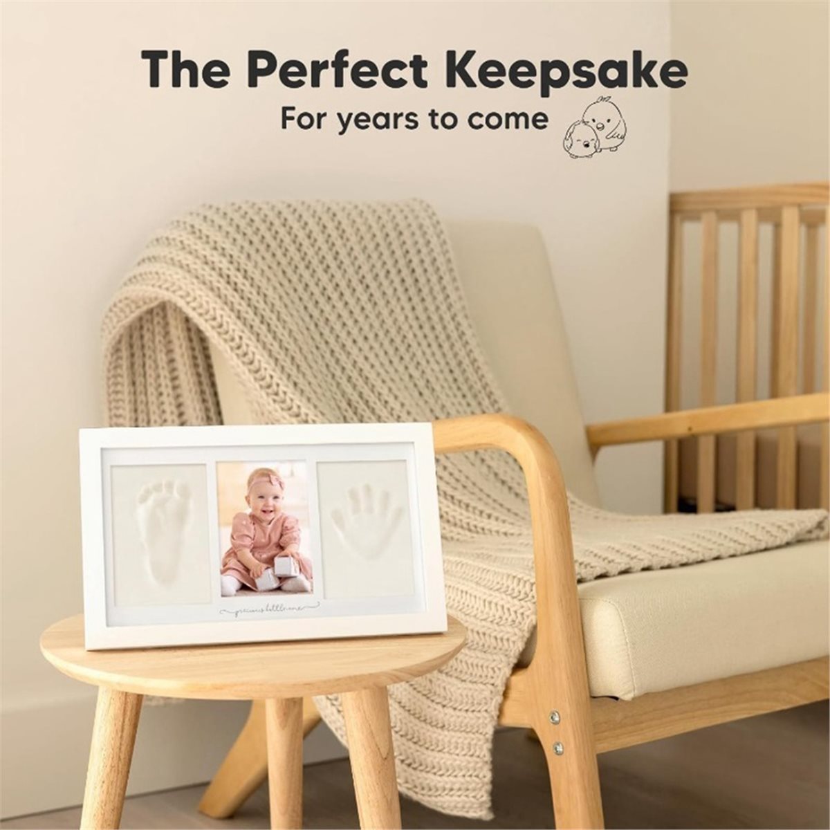 طقم Y69A لحفظ بصمات اليد والقد - مراجعة Baby Nursery Keepsake وسعره