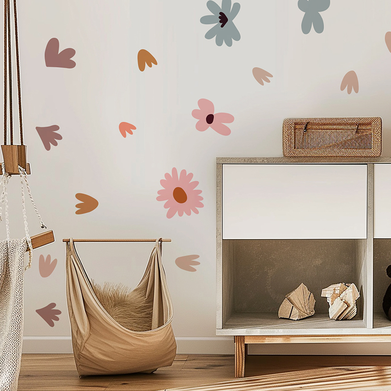 ملصقات حائط على الطراز الاسكند - مراجعة Baby Nursery Wallpaper Girl وسعره