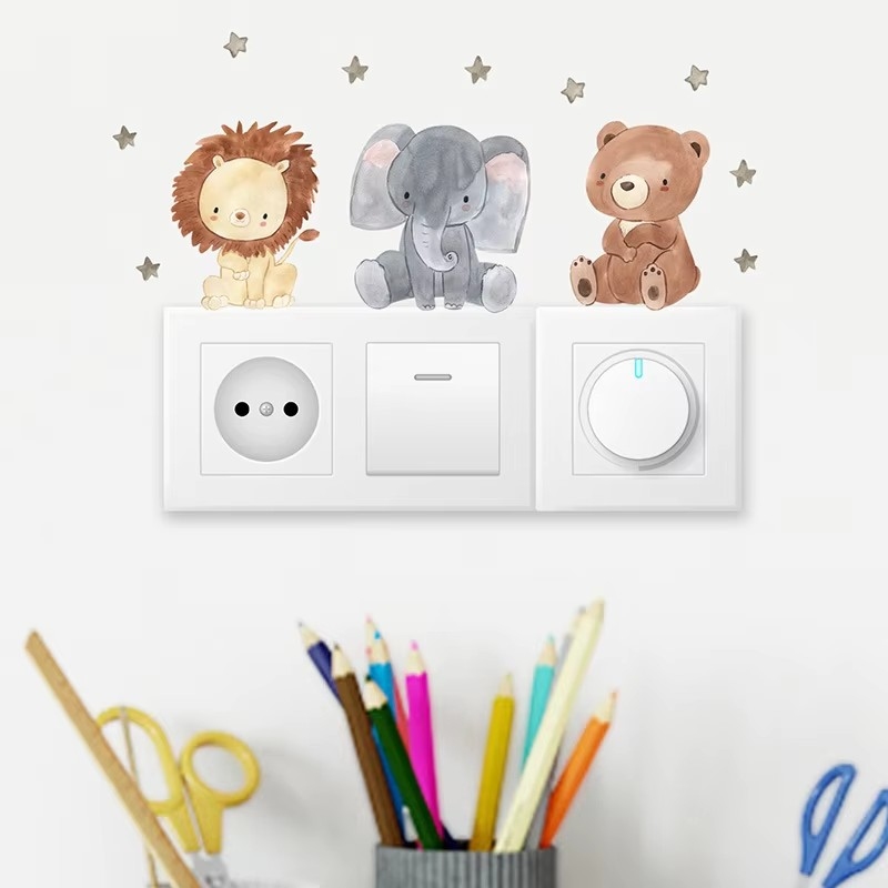 ملصقات جدارية لطيفة على شكل حي - مراجعة Baby Nursery Wallpaper Girl وسعره