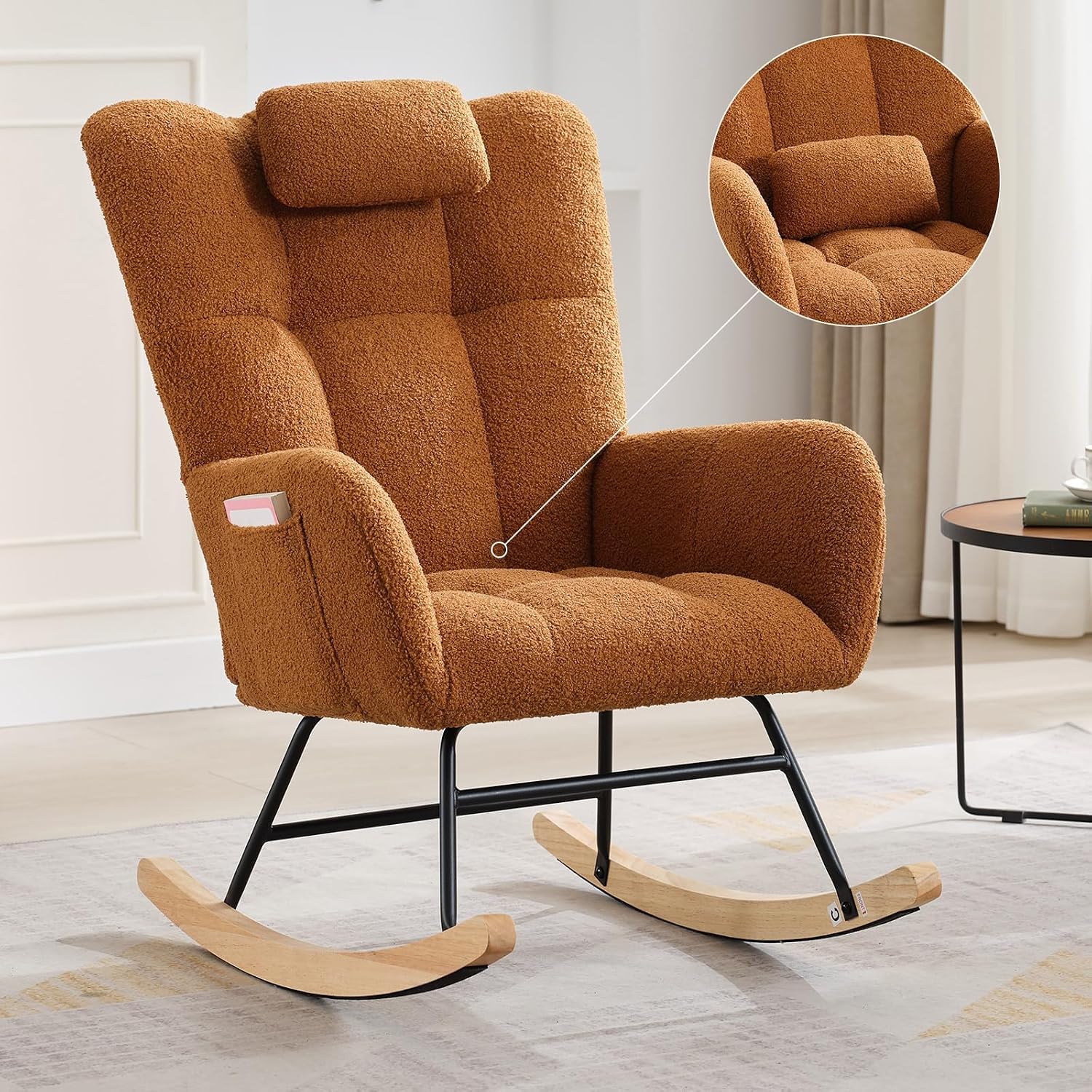كرسي هزاز تيدي للرضع والكبار،  - مراجعة Rocking Chair Nursery وسعره